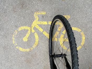 This photo of a "bicycles only" zone was taken by photographer Sanja Gjenero of Zagreb, Croatia. 